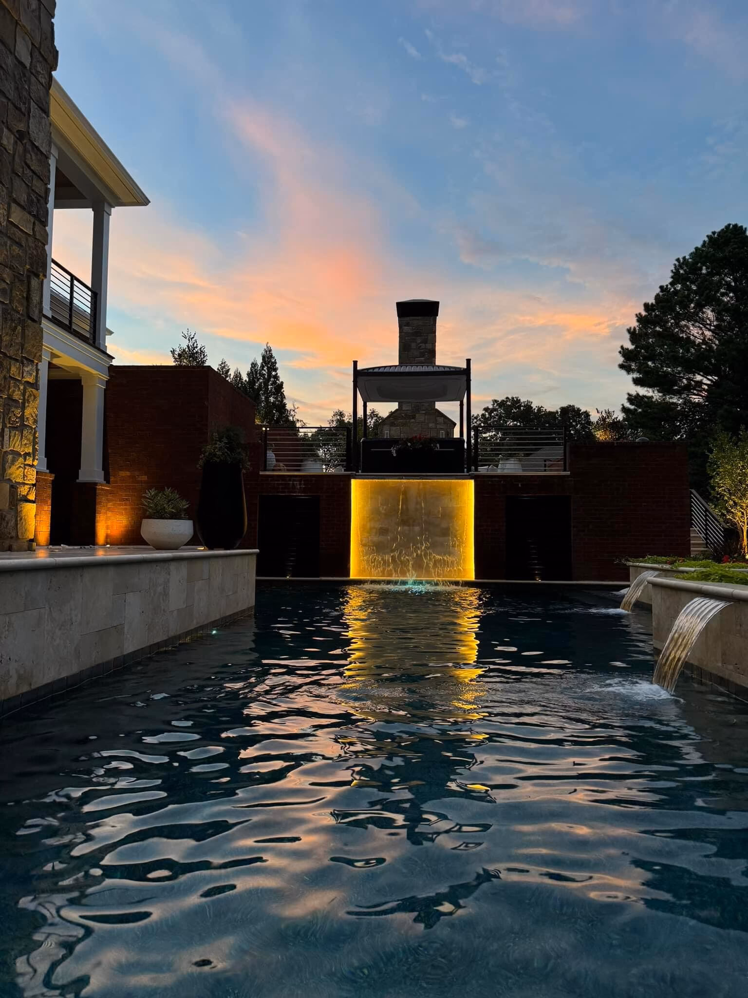 Georgia Luxe Outdoors premium hardscaping and custom pool installation in Atlanta